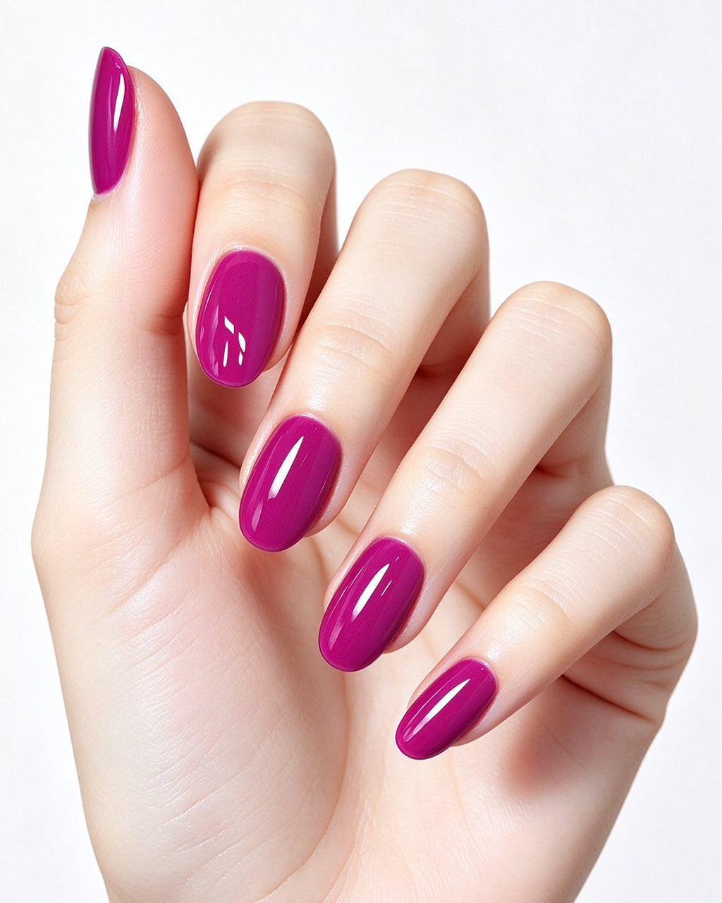 100% Handcrafted 24 Solid Colors Press-On Nails | Salon Gel Manicure