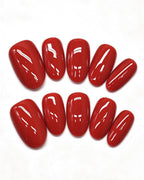 100% Handcrafted 24 Solid Colors Press-On Nails | Salon Gel Manicure