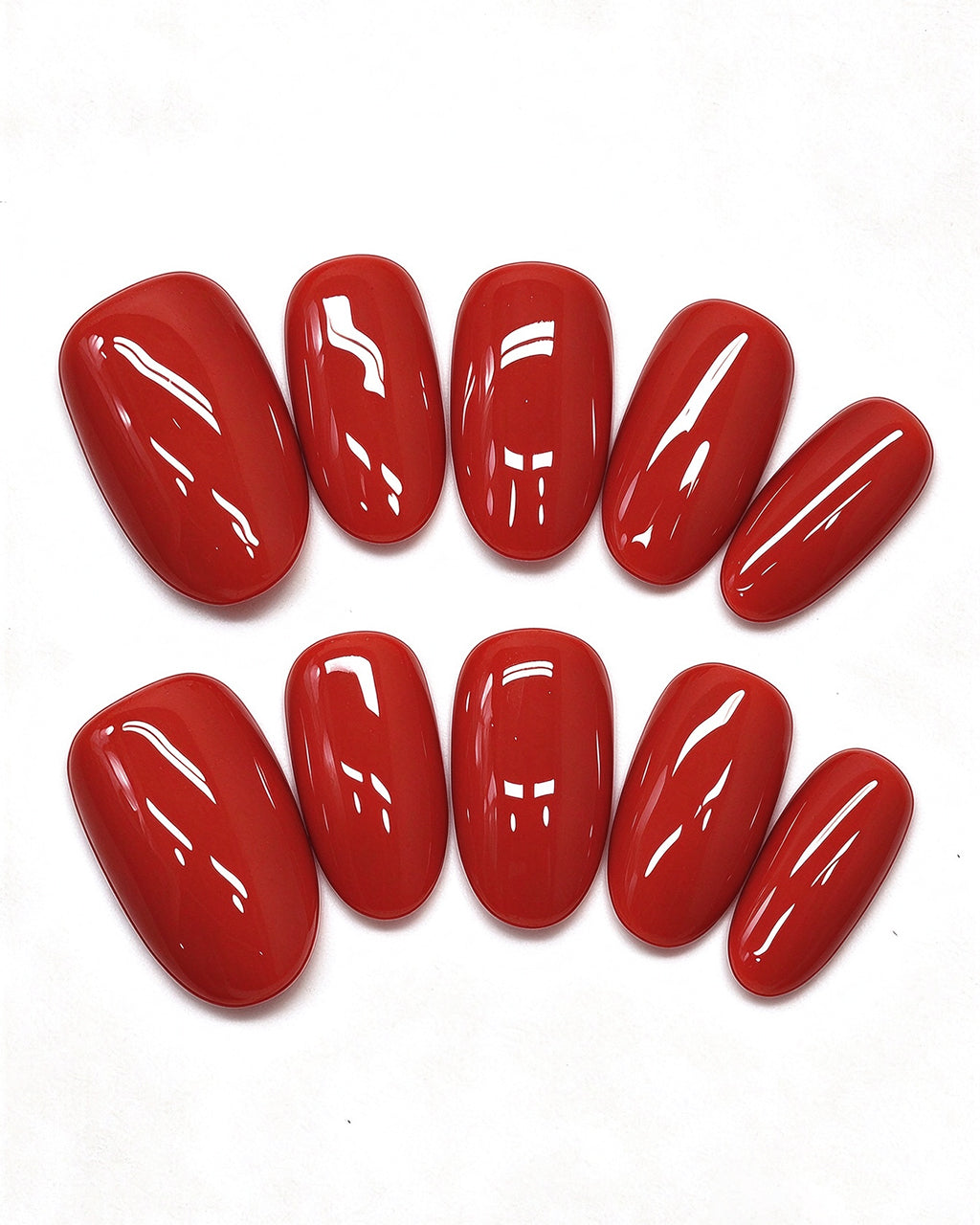 100% Handcrafted 24 Solid Colors Press-On Nails | Salon Gel Manicure