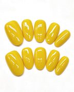 100% Handcrafted 24 Solid Colors Press-On Nails | Salon Gel Manicure