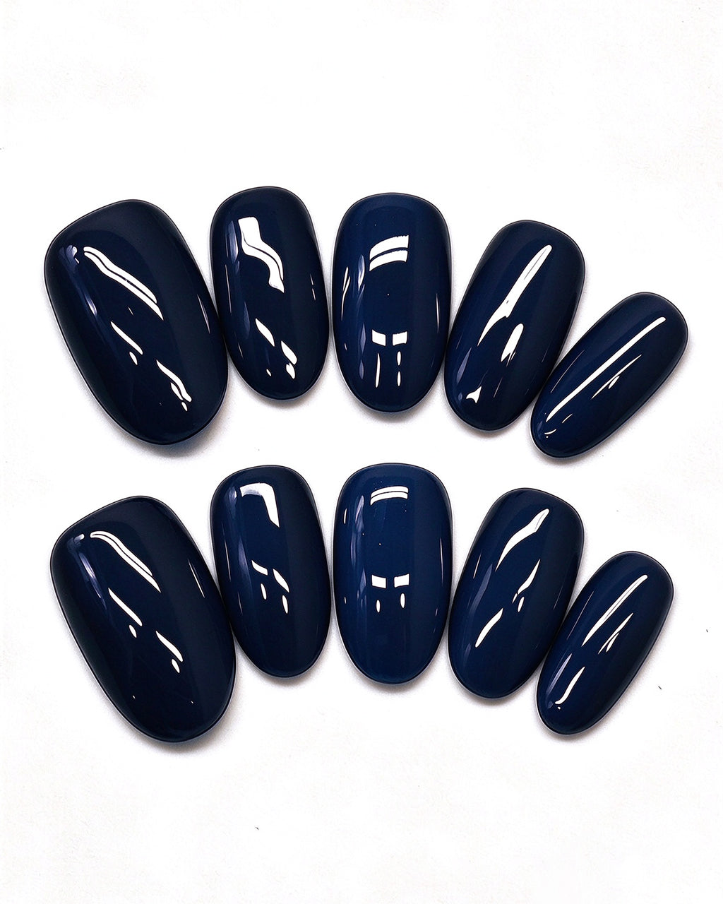 100% Handcrafted 24 Solid Colors Press-On Nails | Salon Gel Manicure