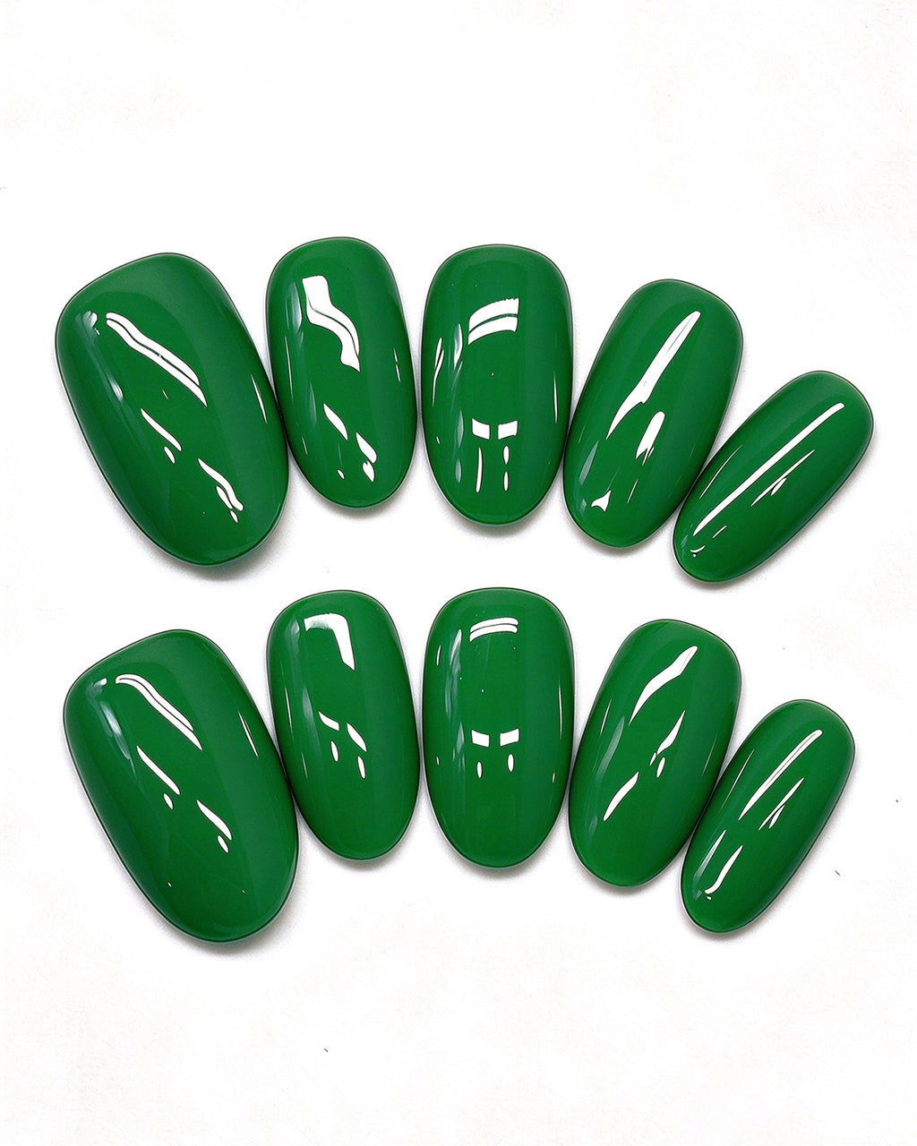 100% Handcrafted 24 Solid Colors Press-On Nails | Salon Gel Manicure