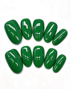 100% Handcrafted 24 Solid Colors Press-On Nails | Salon Gel Manicure