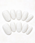 100% Handcrafted 24 Solid Colors Press-On Nails | Salon Gel Manicure