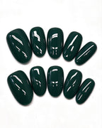 100% Handcrafted 24 Solid Colors Press-On Nails | Salon Gel Manicure