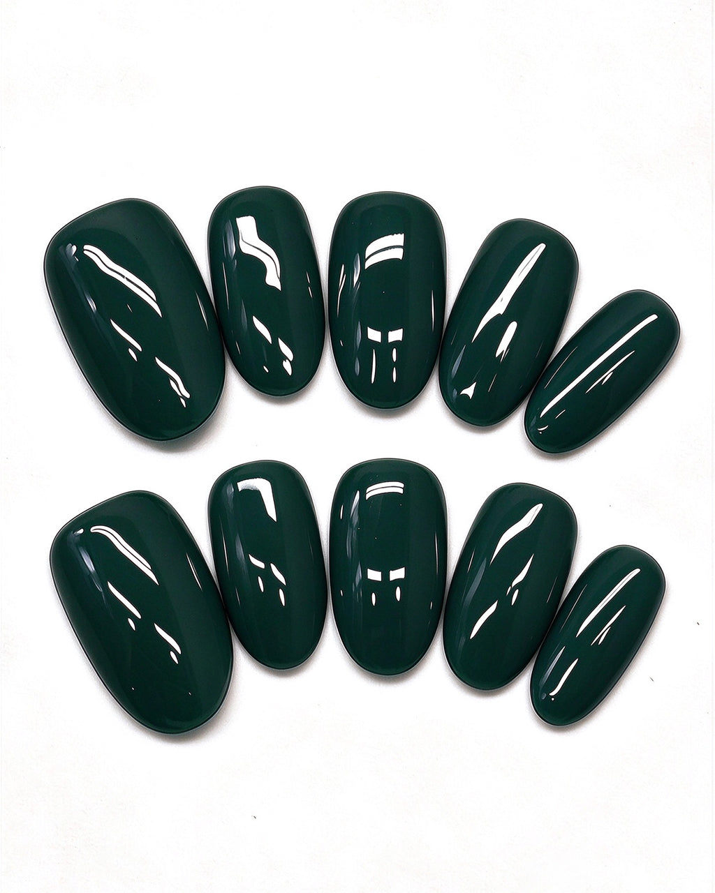 100% Handcrafted 24 Solid Colors Press-On Nails | Salon Gel Manicure