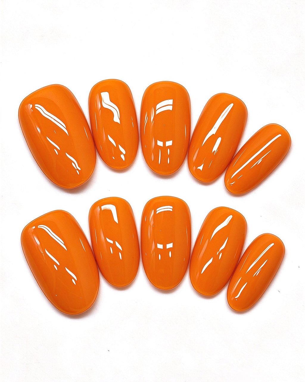 100% Handcrafted 24 Solid Colors Press-On Nails | Salon Gel Manicure