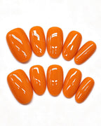 100% Handcrafted 24 Solid Colors Press-On Nails | Salon Gel Manicure