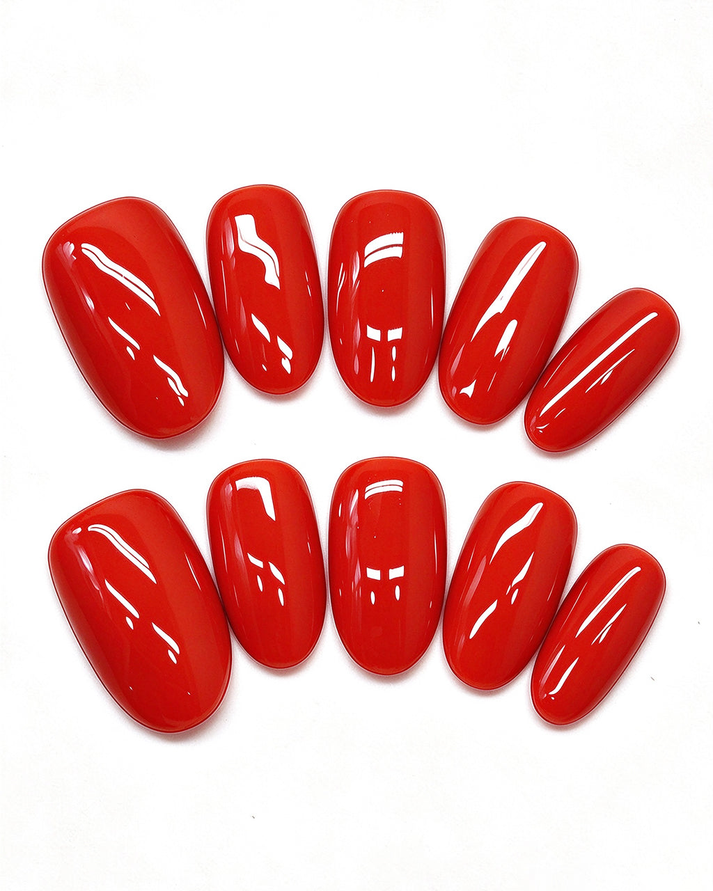 100% Handcrafted 24 Solid Colors Press-On Nails | Salon Gel Manicure