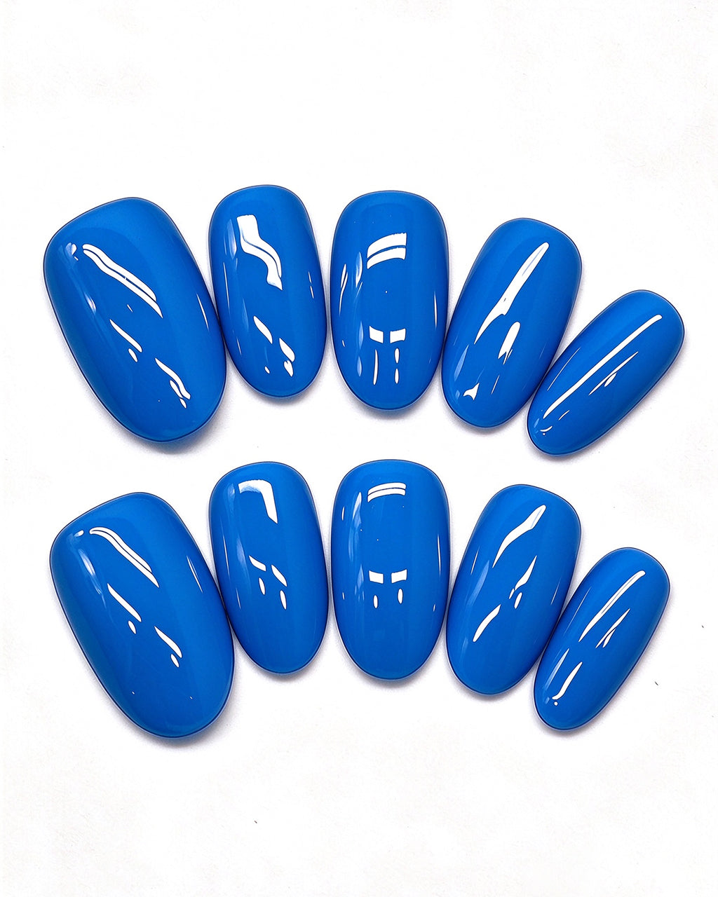 100% Handcrafted 24 Solid Colors Press-On Nails | Salon Gel Manicure