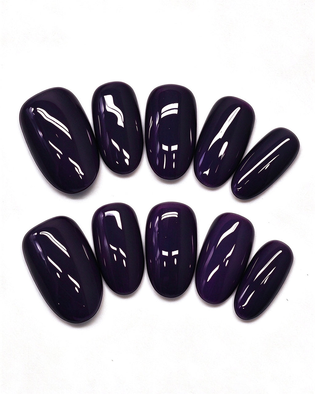 100% Handcrafted 24 Solid Colors Press-On Nails | Salon Gel Manicure