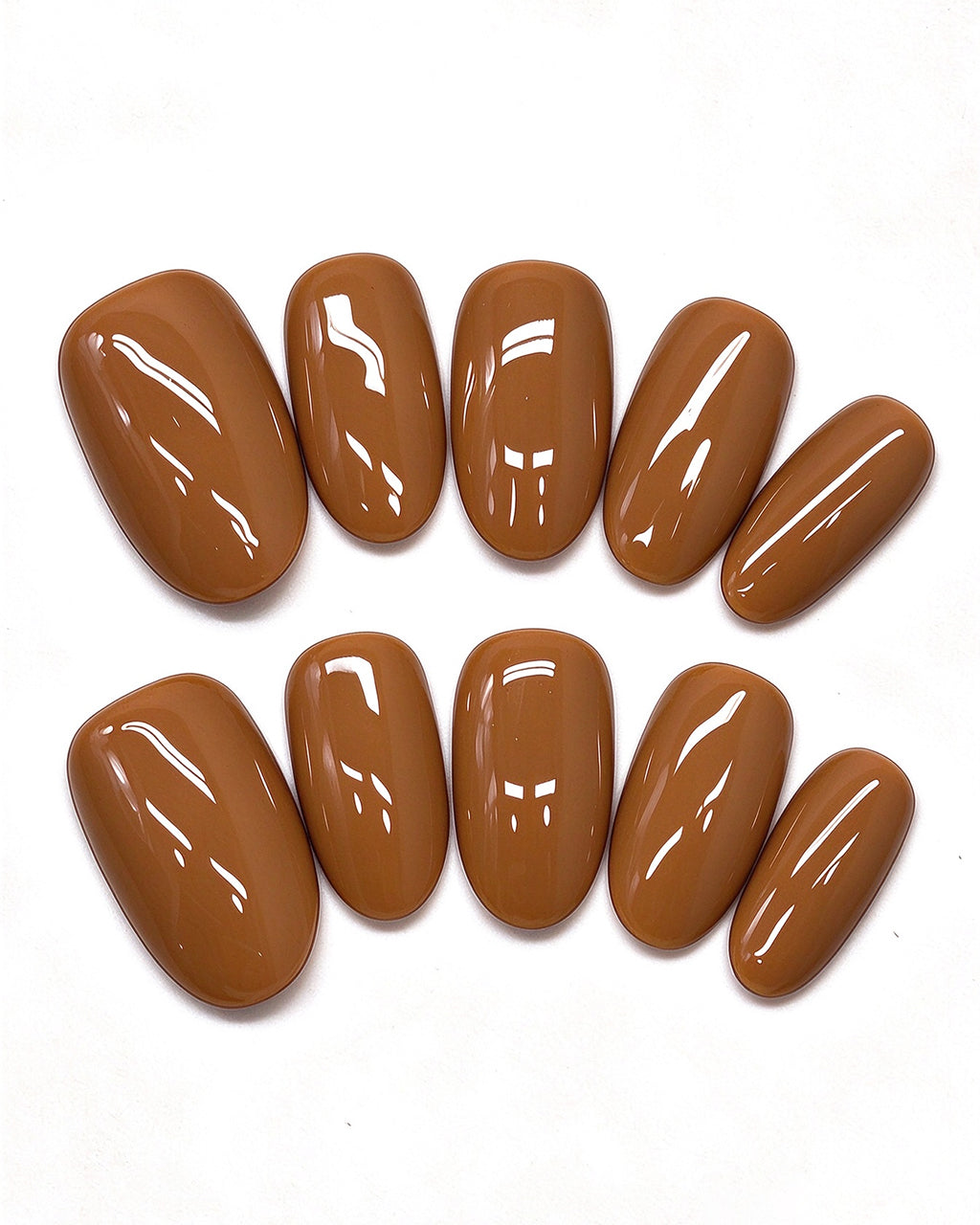 100% Handcrafted 24 Solid Colors Press-On Nails | Salon Gel Manicure