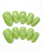 100% Handcrafted 24 Solid Colors Press-On Nails | Salon Gel Manicure