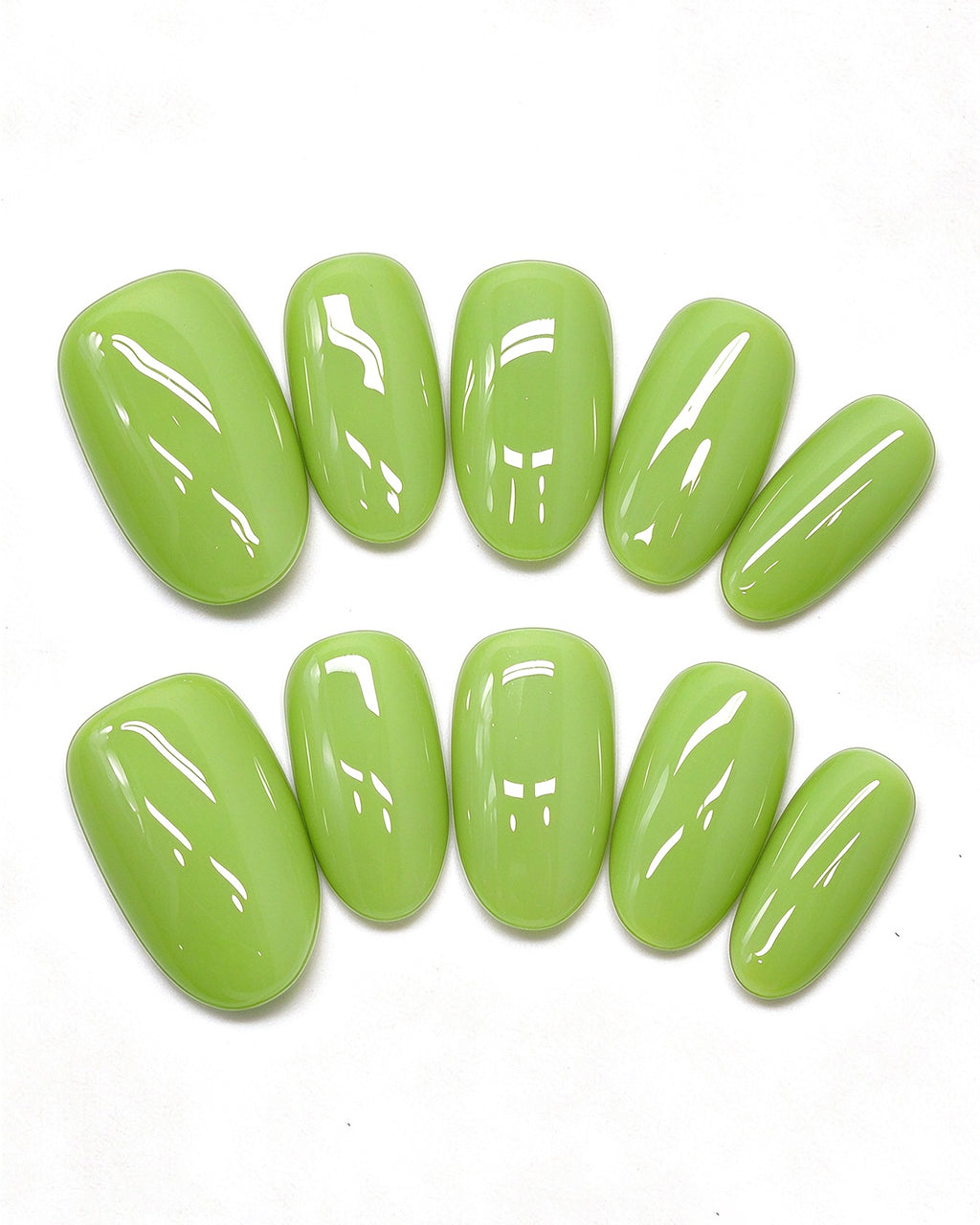 100% Handcrafted 24 Solid Colors Press-On Nails | Salon Gel Manicure