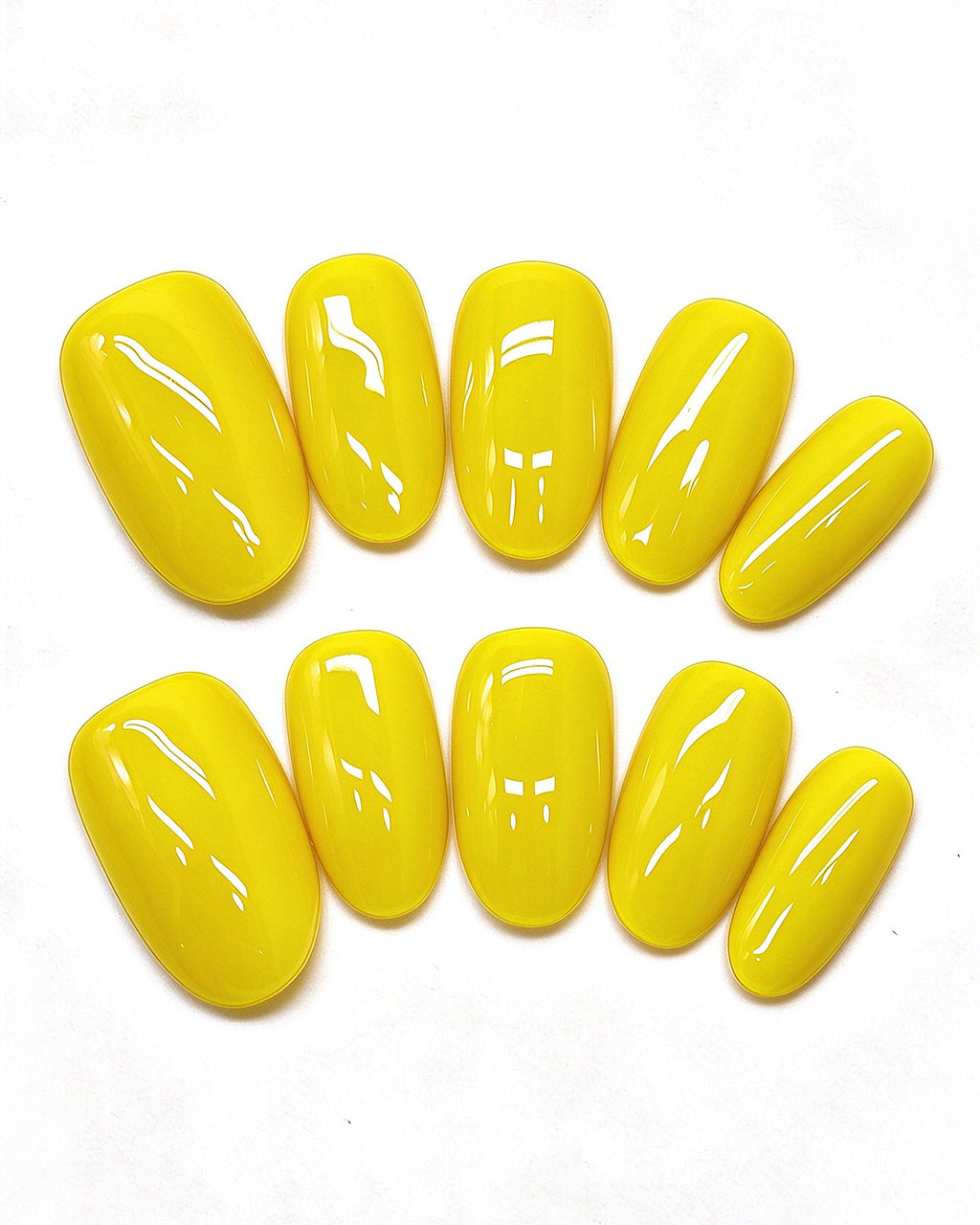 100% Handcrafted 24 Solid Colors Press-On Nails | Salon Gel Manicure