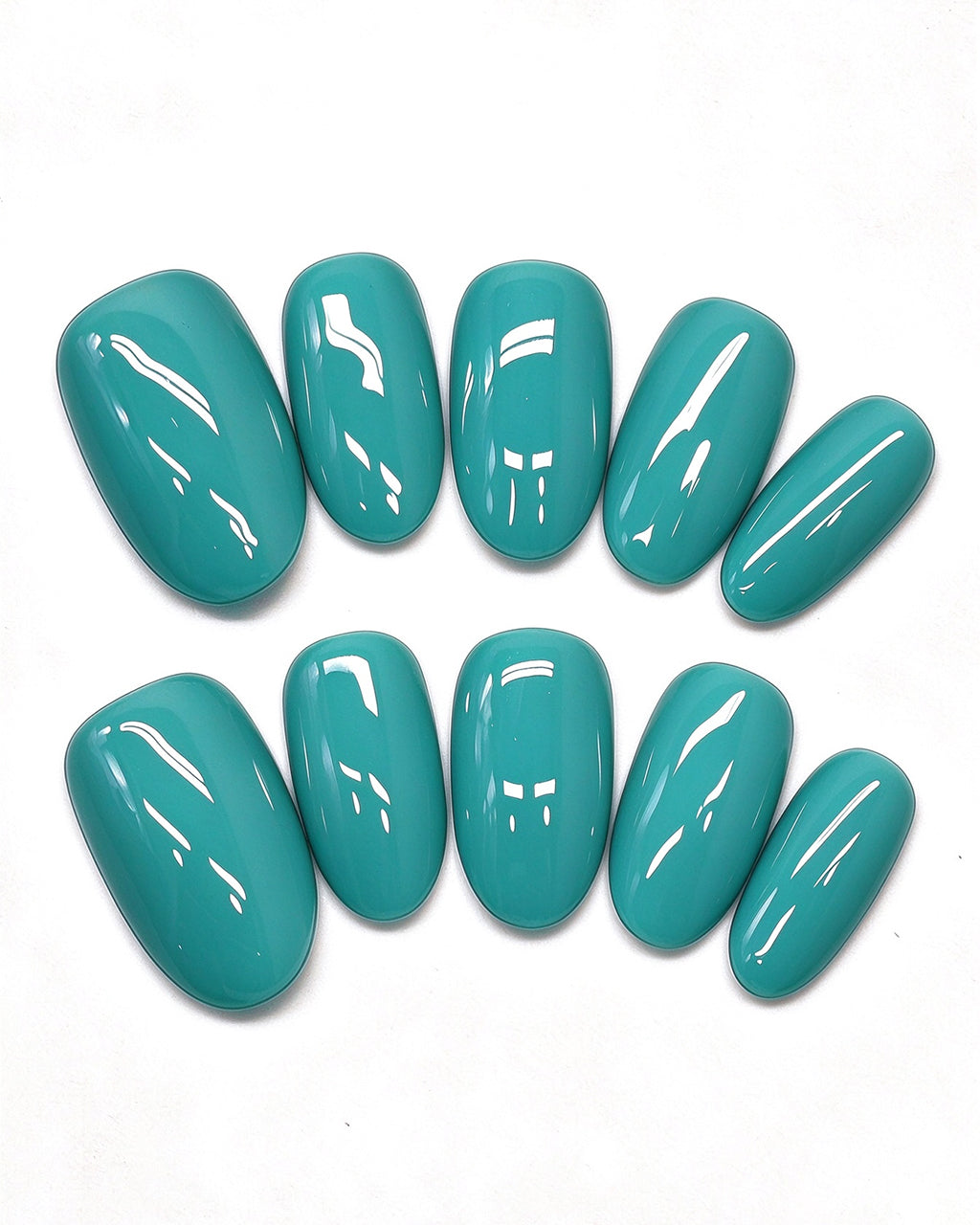 100% Handcrafted 24 Solid Colors Press-On Nails | Salon Gel Manicure