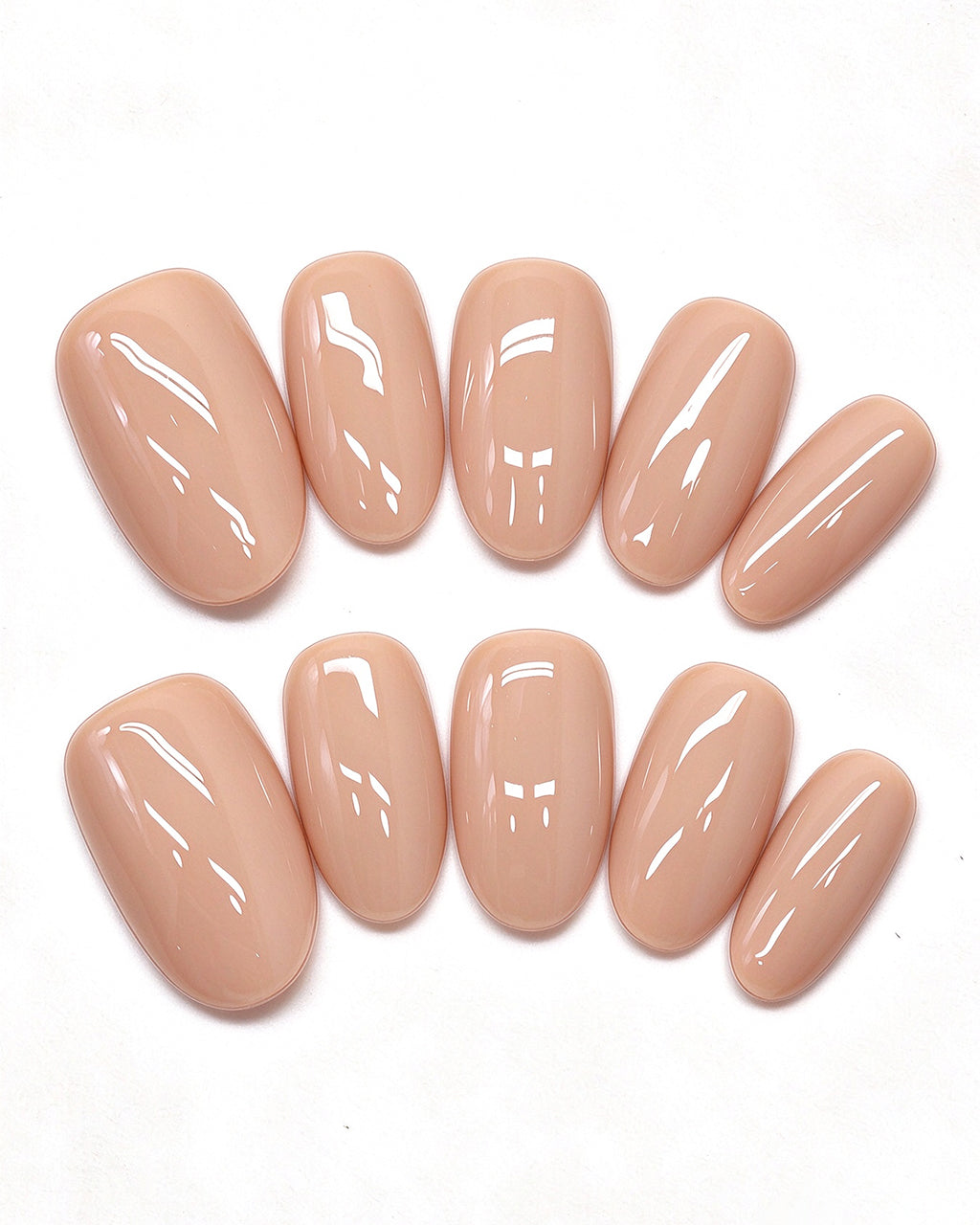 100% Handcrafted 24 Solid Colors Press-On Nails | Salon Gel Manicure