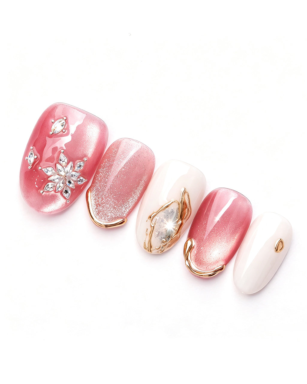 Strawberry Sweetheart | 100% Handcrafted Pink Cat-Eye