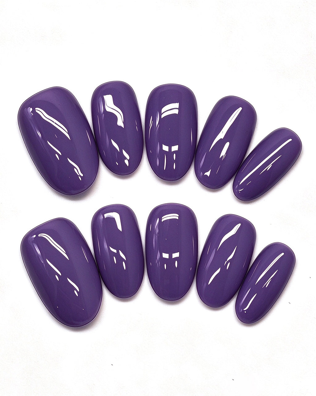 100% Handcrafted 24 Solid Colors Press-On Nails | Salon Gel Manicure
