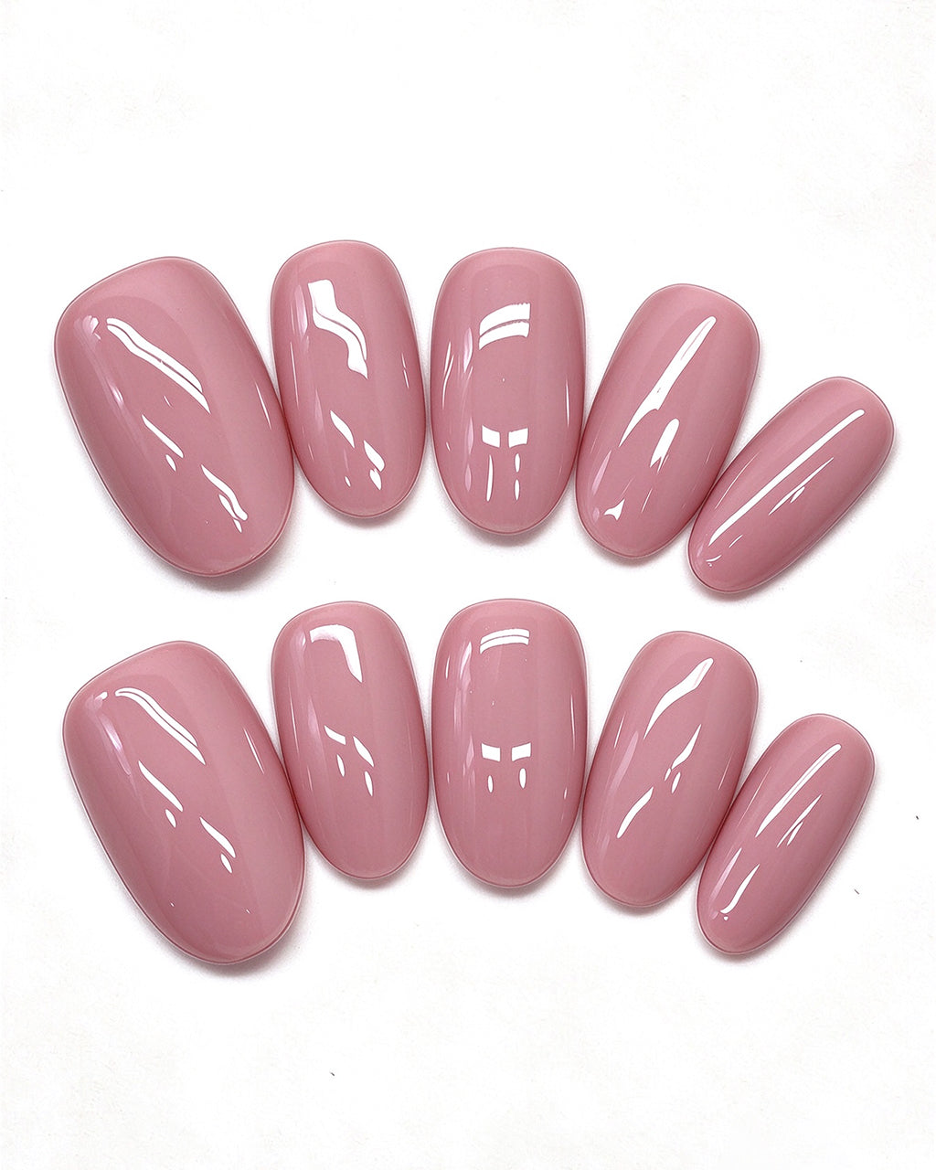 100% Handcrafted 24 Solid Colors Press-On Nails | Salon Gel Manicure