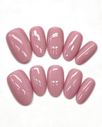 100% Handcrafted 24 Solid Colors Press-On Nails | Salon Gel Manicure