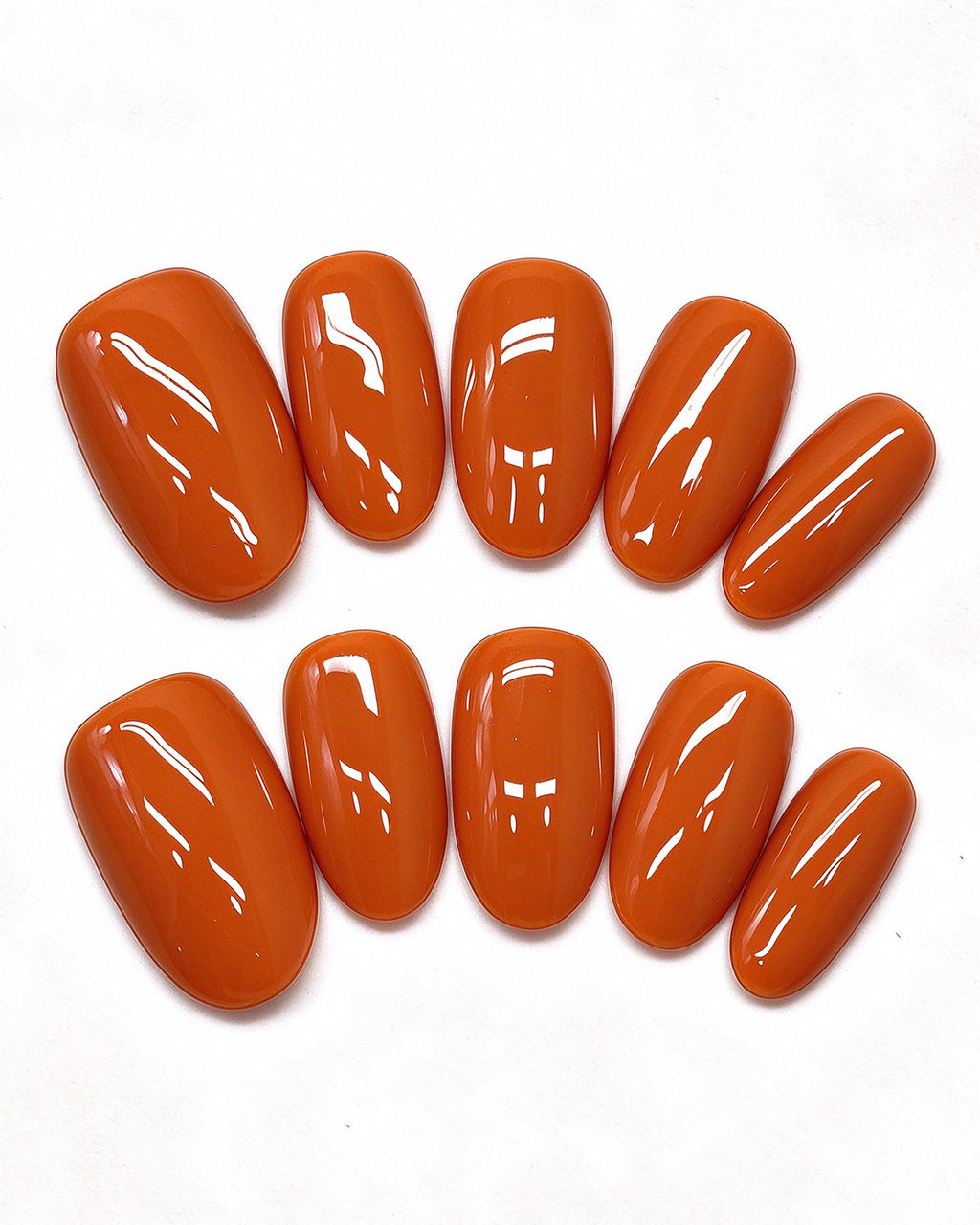 100% Handcrafted 24 Solid Colors Press-On Nails | Salon Gel Manicure