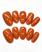 100% Handcrafted 24 Solid Colors Press-On Nails | Salon Gel Manicure