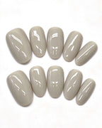 100% Handcrafted 24 Solid Colors Press-On Nails | Salon Gel Manicure