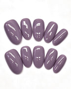 100% Handcrafted 24 Solid Colors Press-On Nails | Salon Gel Manicure