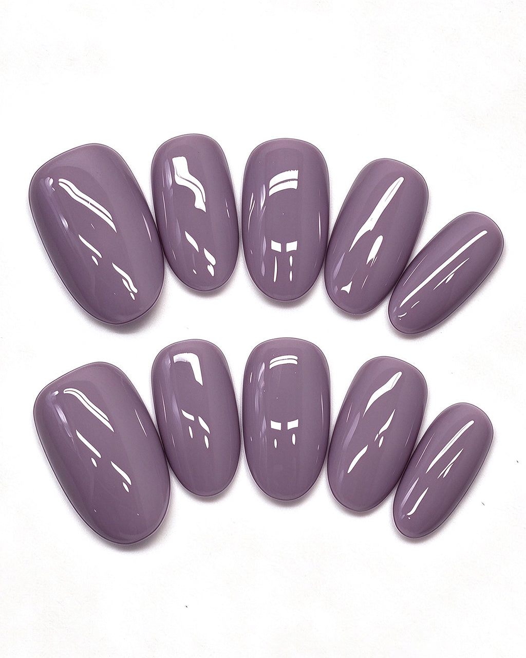100% Handcrafted 24 Solid Colors Press-On Nails | Salon Gel Manicure