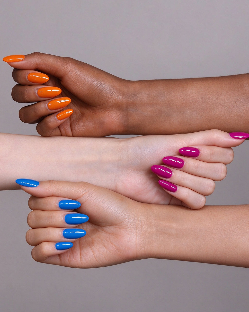 100% Handcrafted 24 Solid Colors Press-On Nails | Salon Gel Manicure