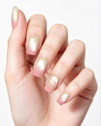 Gradient Guava | Handcrafted Blush Pink Ombre Cat-Eye Press-On Nails