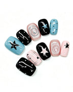 Y2K Star Press-On Nails | Handcrafted Nails
