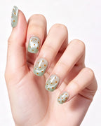Lime Guava Pastel Jelly Press-On Nails | Handcrafted